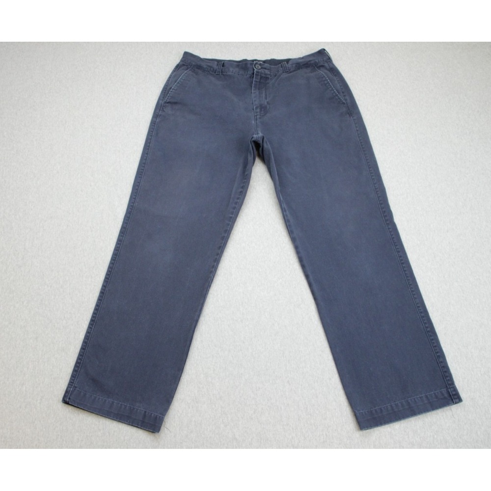 J Crew Pants Mens 34 x 32 Blue The Bleecker Cotton Chino Athletic Fit Straight